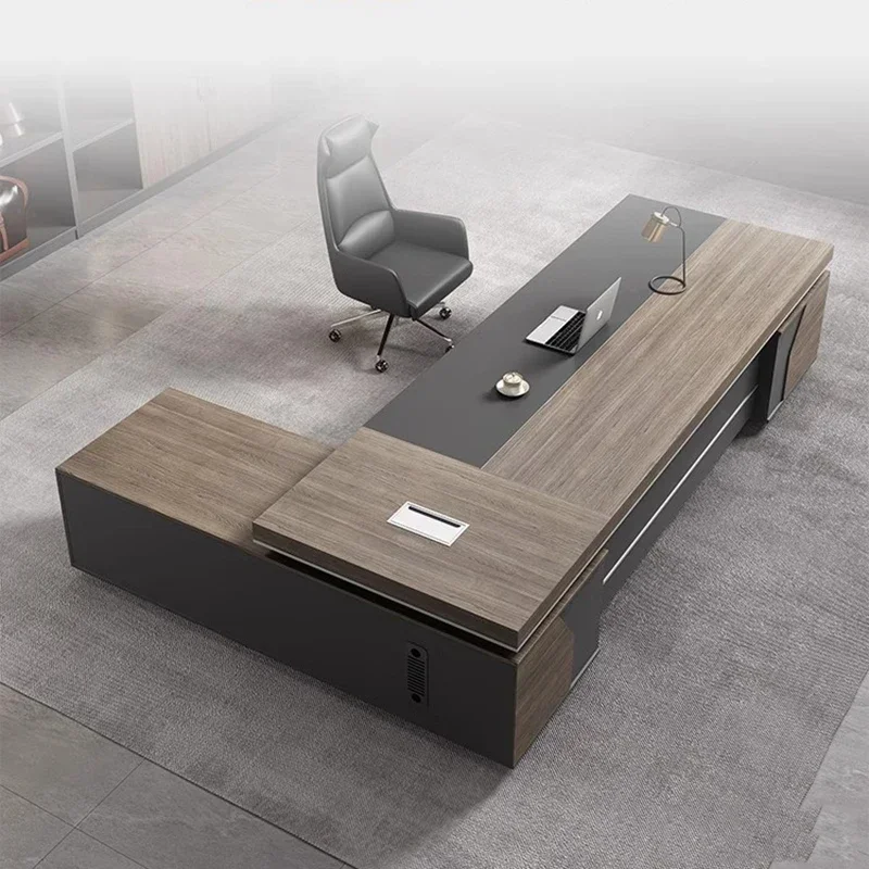 

Настольный игровой компьютерный стол для учебы, конференции, Kawaii, офисные компьютерные столы, L-образная форма, мебель для встреч Escritorio, медиаконсоль