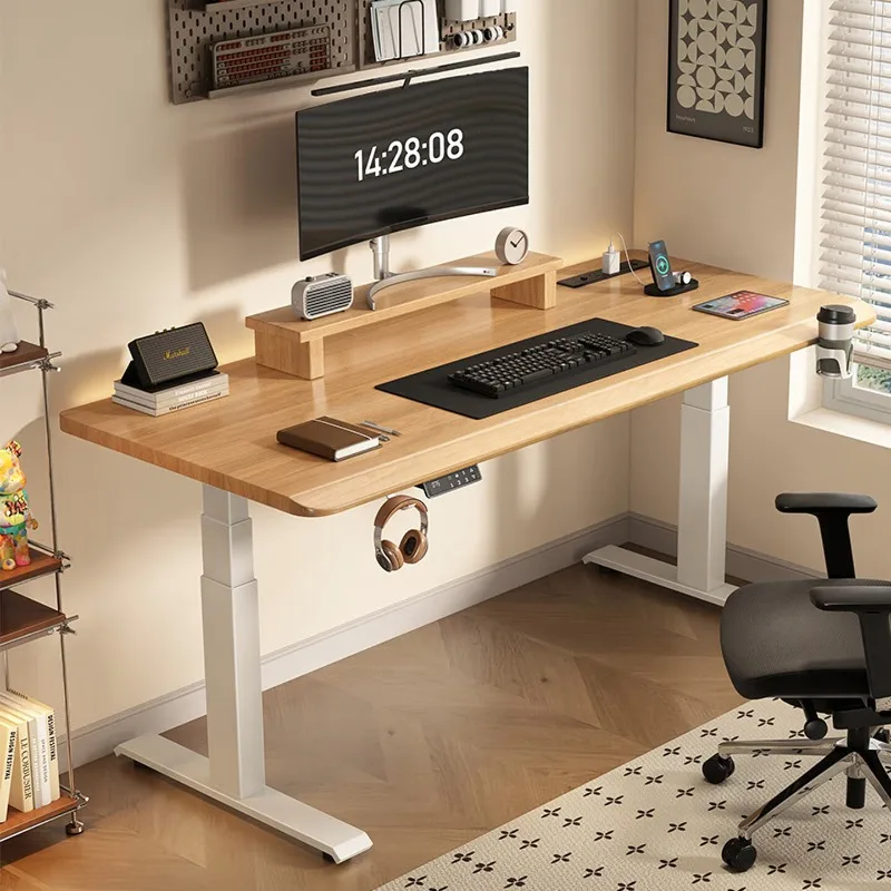 E-sports lifting table, solid wood electric lifting table