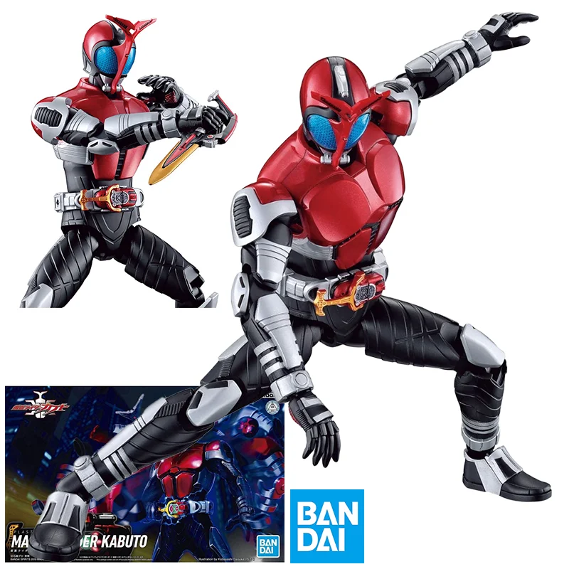 

Bandai Kamen Rider Figure Rise Standard Masked Rider KABUTO Anime Figure Genuine Model Kit Action Figure Toys Gifts for Children
