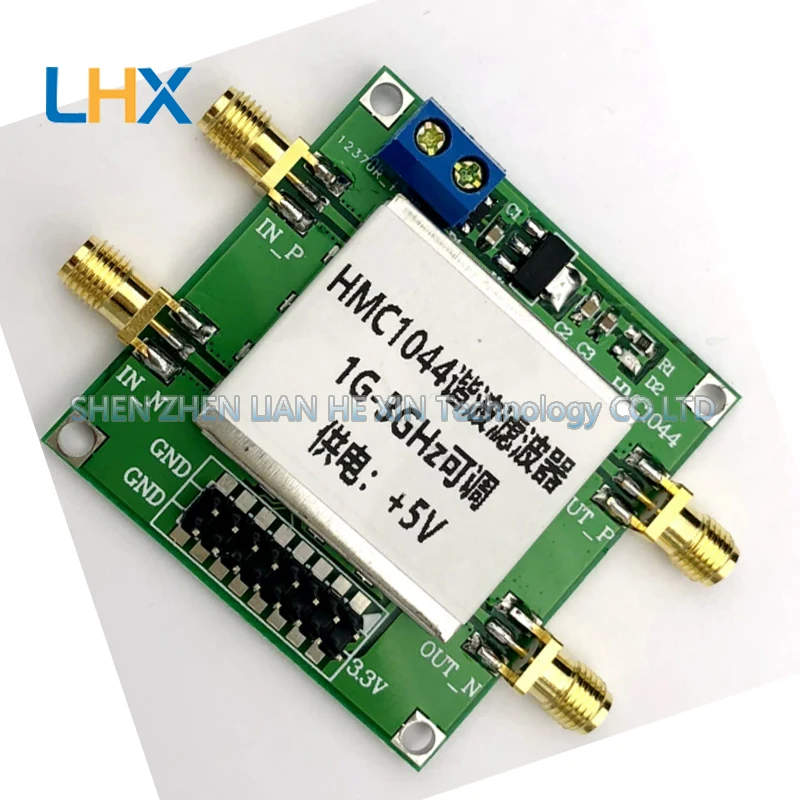 HMC1044 programmable harmonic low pass filter module frequency band range of 1 to 3 GHz 16 programming control