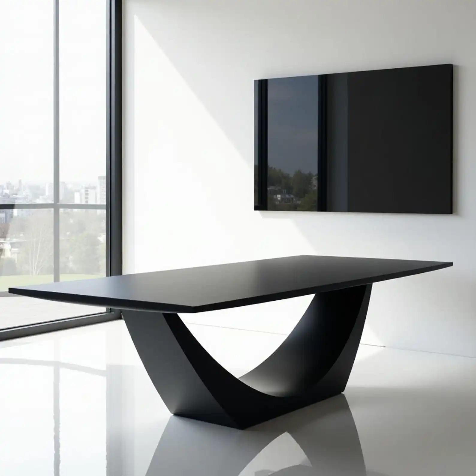 Modular Small Touch Screen Luxury Meeting Office Folding Oval Conference Table Modern Socket And Chairs Set