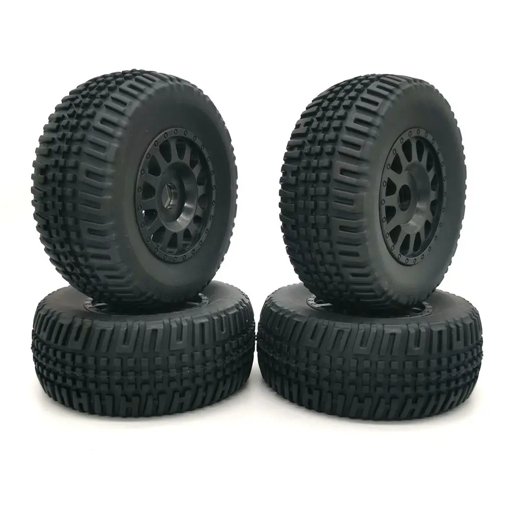 RC 1/7 Or 1/8 4WD Remote Model Control Short Card Car Wear-resistant Grip Tire, Adapter 17mm,110mm*45mm General Purpose Tires