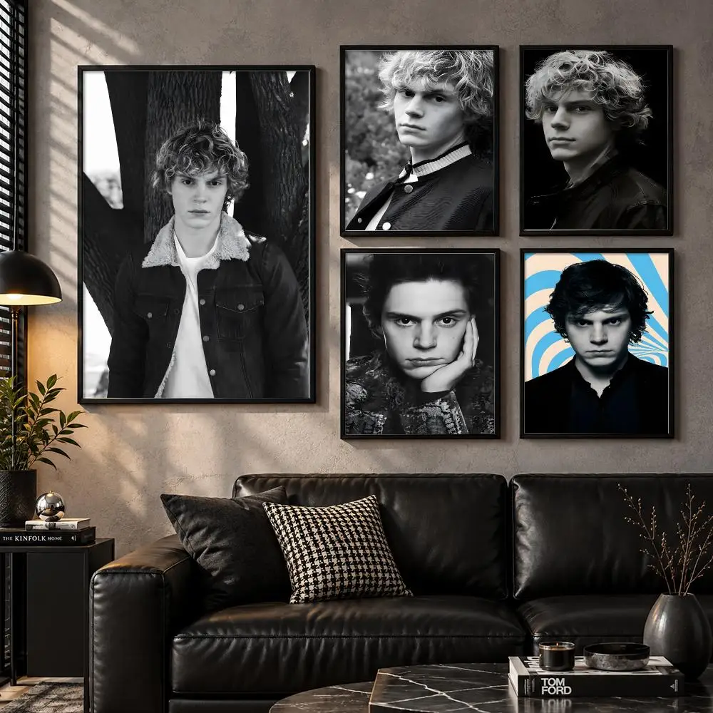 Historic Cultural Gallery Archive Profile Celebrated Evan Peters Poster Aesthetic Unframed Wall Prints for Bedroom & Living Room
