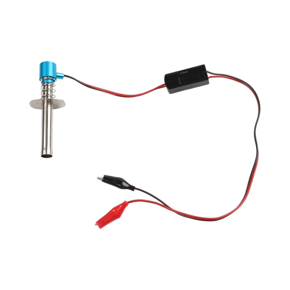 Electronic Glow Starter Igniter 6-24V Automatic Heating Device For 1/10 1/8 RC Car For Nitro Engine Upgrade Parts Purple Blue Me