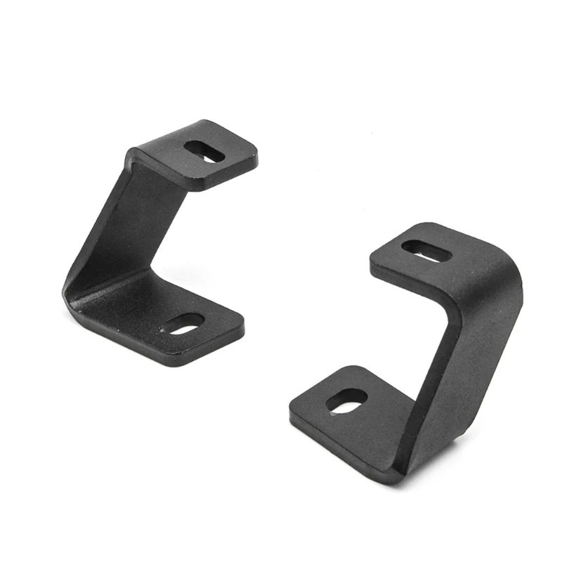 

094D Set of 2 Metal Light Brackets Ditch Light Bracket Hood Mount Bracket for F150