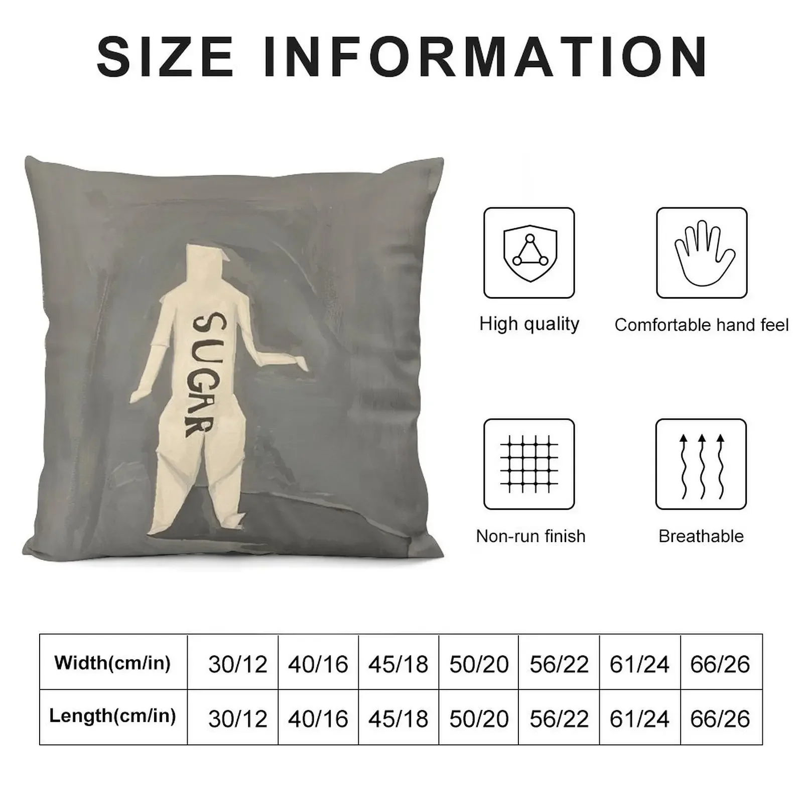 Sugar Packet Man Throw Pillow Sofa Cover ornamental pillows Pillow Covers Decorative pillow