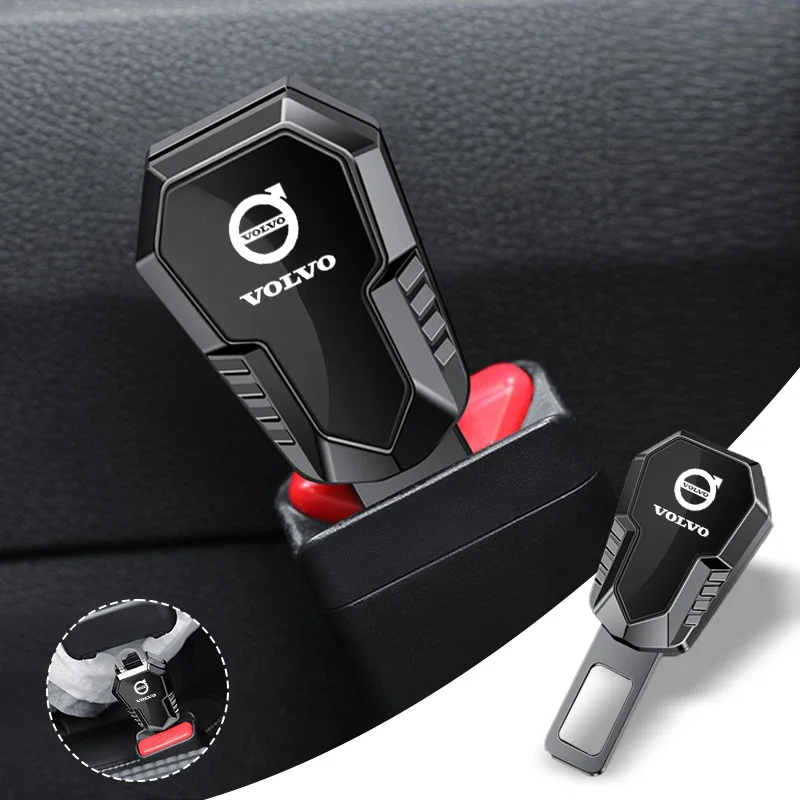 Зажим для автомобильного ремня безопасности, удлинитель, пряжка замка безопасности для Volvo XC60 V50 V40 XC90 S60 S40 S80l V90 V60 EX90 S90 XC40 C40 V70