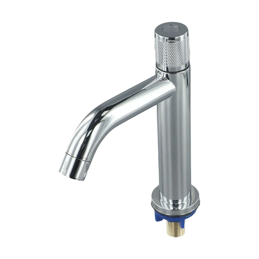 Compact single handle basin sink tap stainless steel 304 deck mounted bathroom faucet with 360 degree swivel spout design