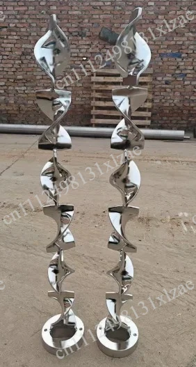 304/316 Stainless Steel Static Mixer Mixing Element, SKSVSX Spiral Blade Core Unit for SK/SX Type Inline Mixers