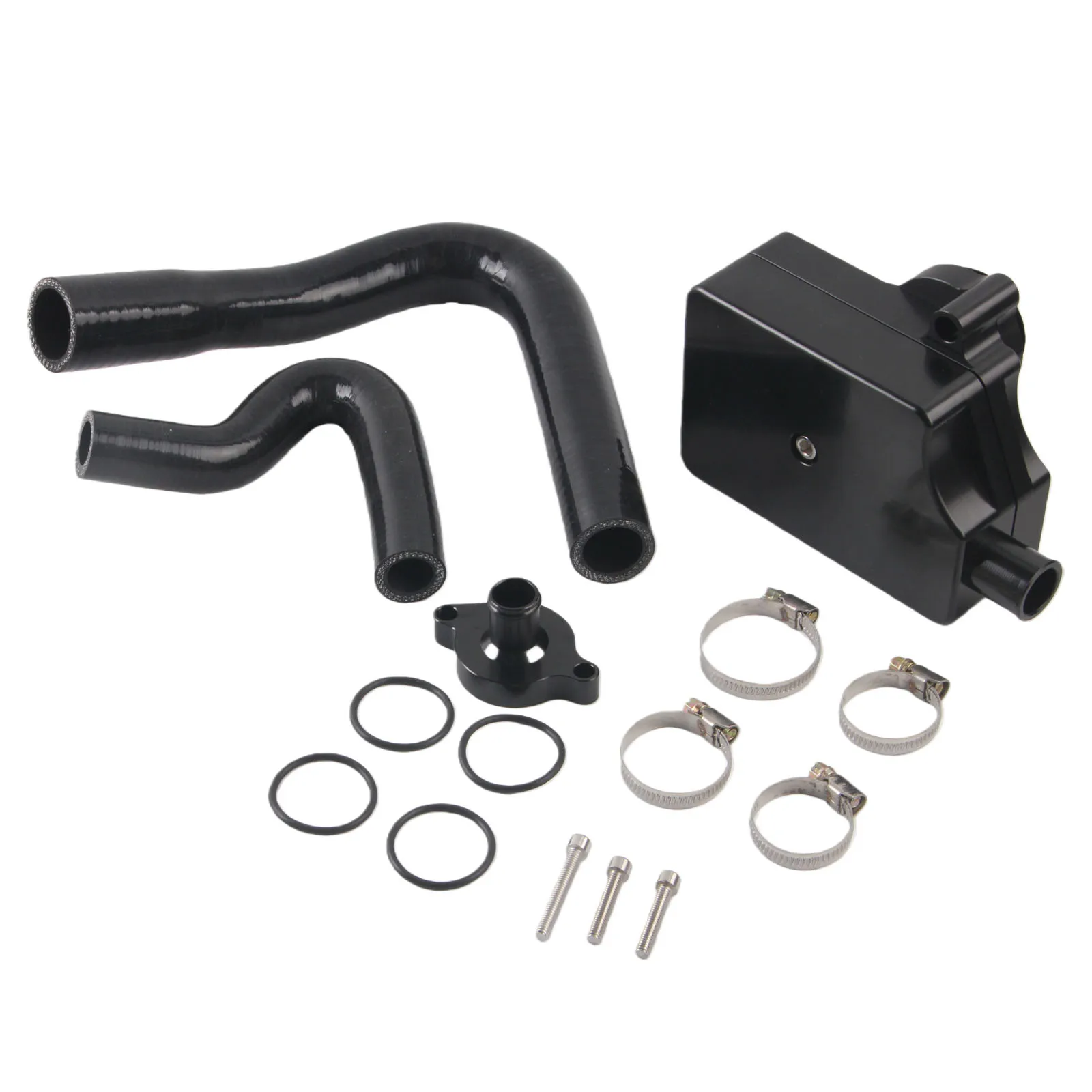 

Aluminum Oil Separator Assembly for Ford F250, F350, F450, F550, 6.7L Diesel PCV CCV, Vent Valve Engine Crankcase, 2011-25