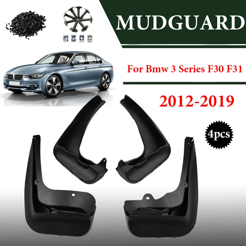 

4PCS Mud Flaps For Bmw 3 Series F30 F31 2012-2018 Mudflap Splash Guard 316i 318 320i 328i 335i Accessories Fender