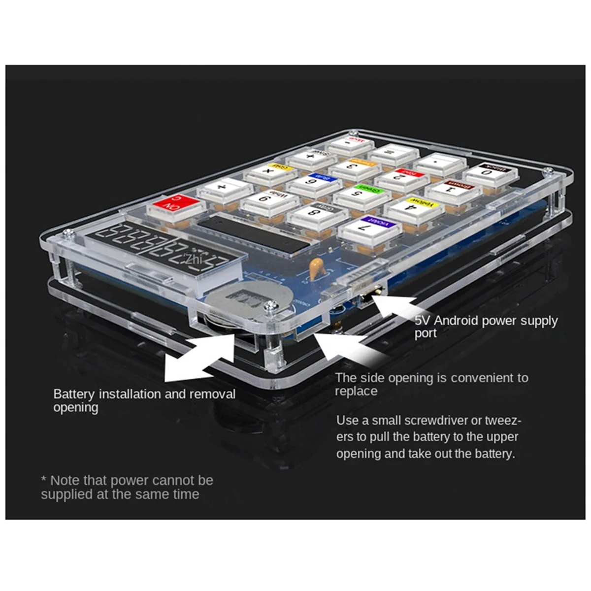 Calcolatrice Kit fai da te 51 microcontrollore calcolatrice tubo digitale fatta in casa circuito di saldatura formazione Kit elettronico