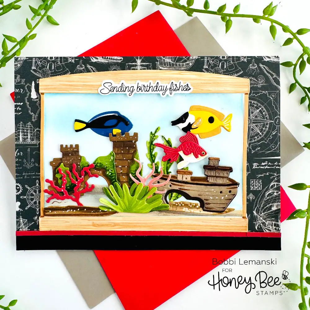 2025 New Dies and Stamps Fish Tank Aquarium Add on Hamster House Dogs Cats Pet Friends Die Cut DIY Scrapbooking Home Card Diary