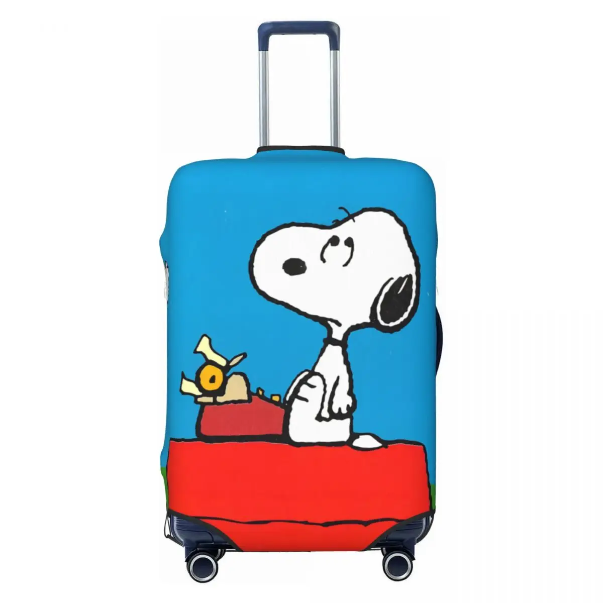 

Cartoon Beagle Dog Snoopy Luggage Cover Elastic Comics Travel Suitcase Protective Covers Suit For 18-32 inch