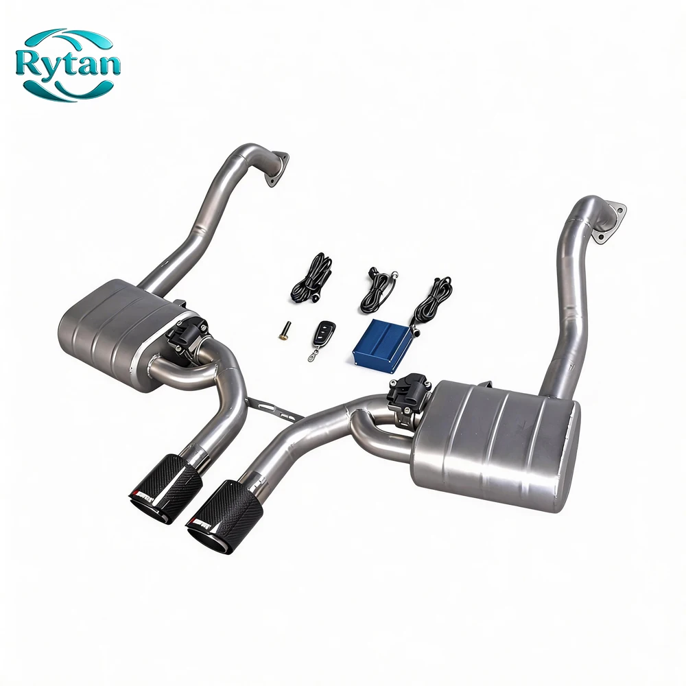 Rytan Performance Valved 304 Stainless Steel Valvetronic Racing Exhaust Pipe System Catback for