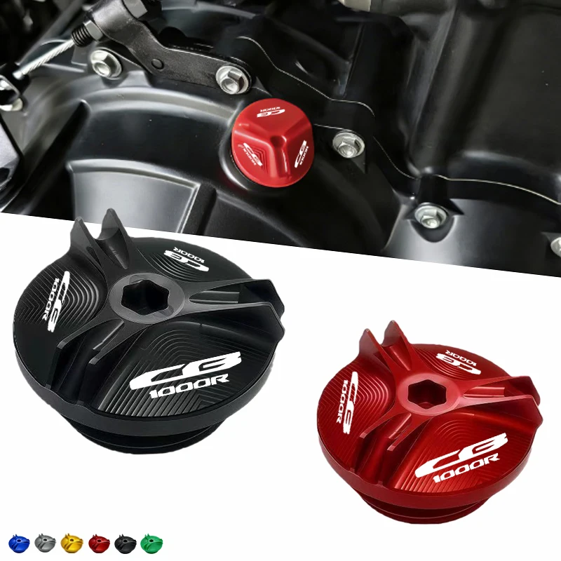 

Motorcycle For HONDA cb1000 r CB1000R CB 1000R engine oil cap bolts fuel filler cap protection accessories