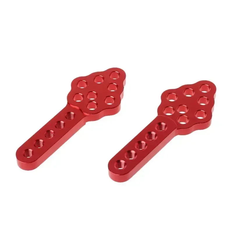 2PCS 금속 충격 흡수 장치 마운트 조정 가능한 높이 각도 스탠드 RC 크롤러 자동차용 Axial SCX10 90046 D90 D110