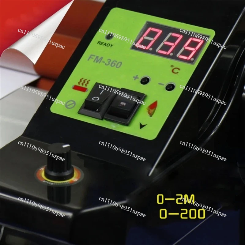 CNC stepless speed modulation FM360S Hot&Cold Laminator hot mounted stickers cold mounted photo lamination film machine110V/220V