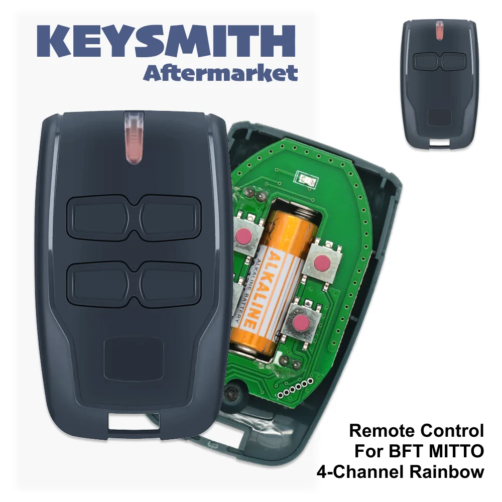 

KEYSMITH For BFT MITTO2 RCB 2 4 MITTO4 Remote Control MITTO B RCB 2 4 Rolling Code 433.92MHz Gate Garage Door Opener