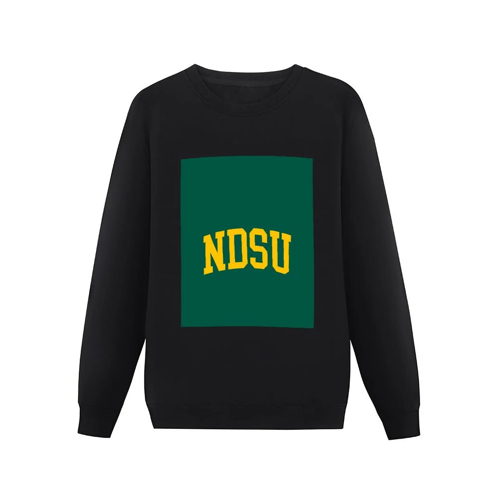 ndsu - college font curved Pullover Hoodie fashion men anime clothes sports sweatshirt man