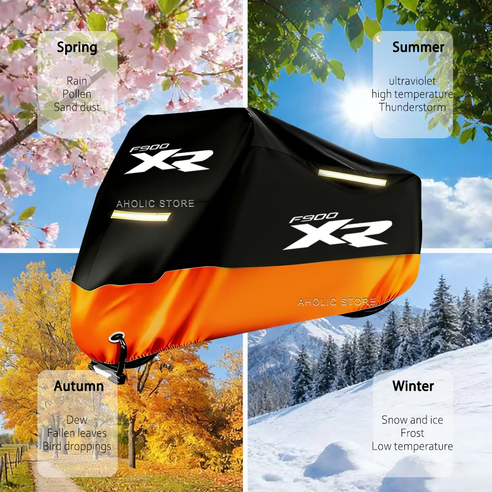 Motorcycle Cover 210D Oxford Waterproof Outdoor Indoor Dustproof Snow Proof UV Protection For F 900 XR f 900 xr f 900 xr 4