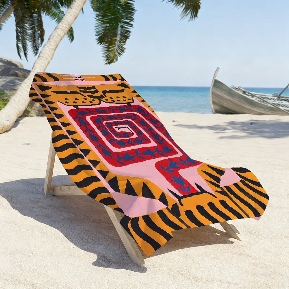 Art Colorful J-Joao I-IncertiS Towel Sports Quick Dry Travel Camping Gear Sandproof Soft Light Large Beach Towel