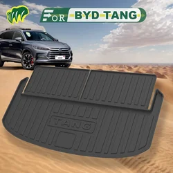 For BYD TANG EV DMI DMP 23 2018-2024 Custom Fit Car Trunk Mat All Season Black Cargo Mat 3D Shaped Laser Measured Trunk Liners