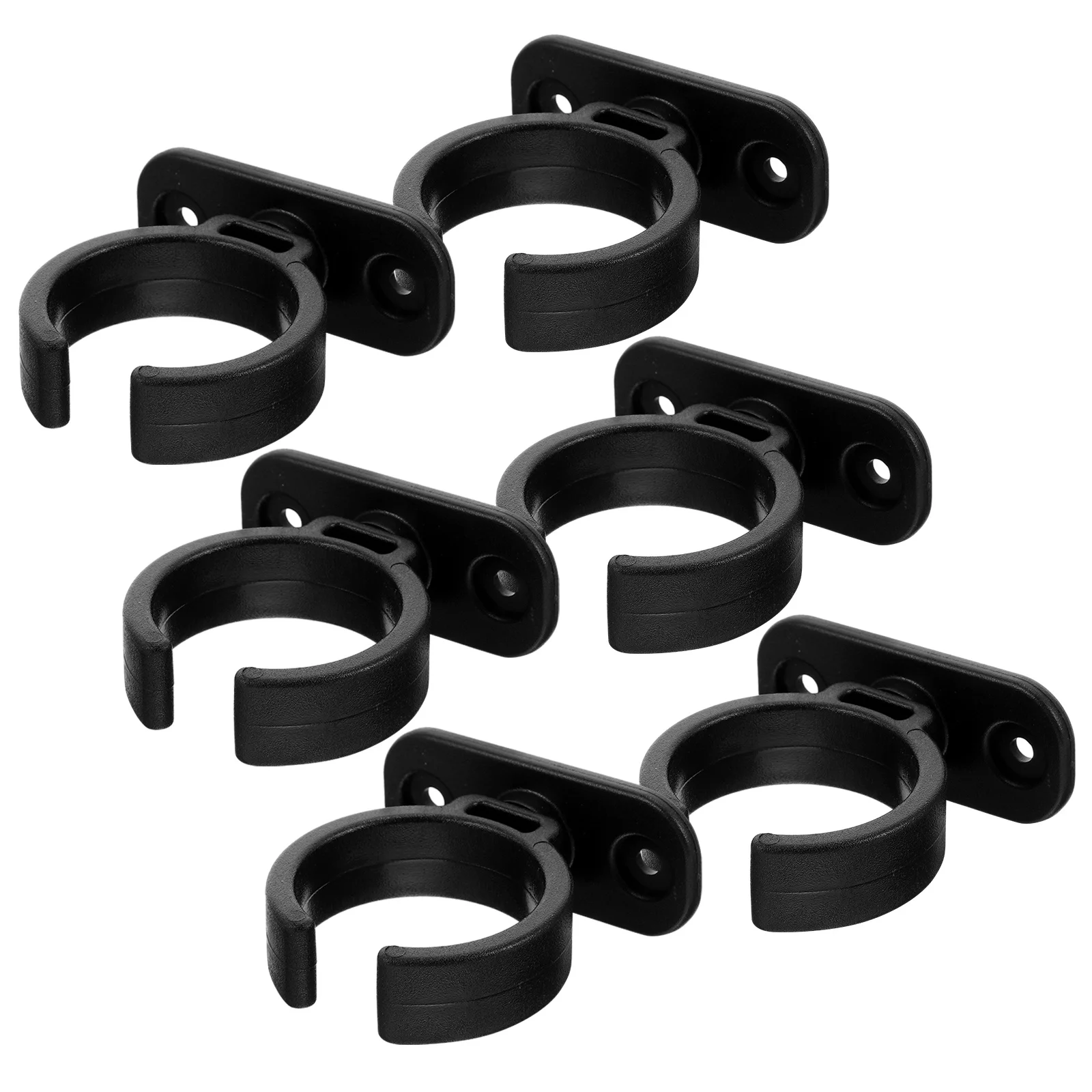 

6Pcs Desktop Microphone Stand Strong Plastic Mic Clamp for Table Mounting Portable Mic Desk Mount for Broadcasting and Video