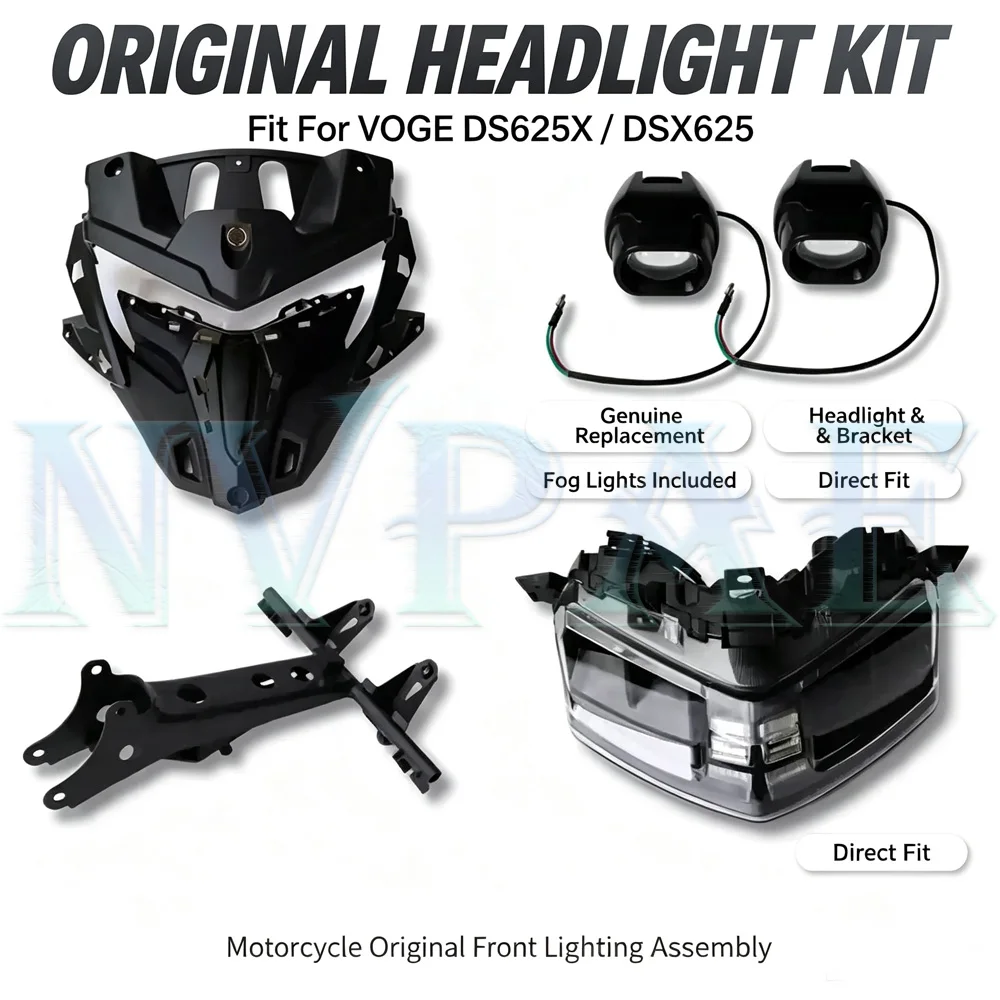 For VOGE DS625X DSX625 625DSX DS625 X DS X 625 DSX Motorcycle Original headlight bracket decorative cover fog lamp