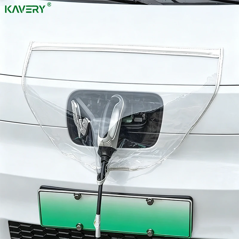 For Universal New Energy Car Charging Port Rain Dust Waterproof Protective Charger Gun Cover Outdoor Accessories - view 3