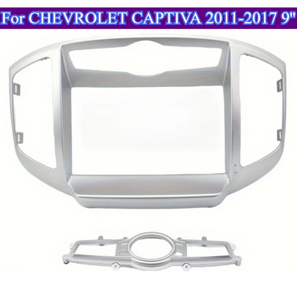 

For CHEVROLET CAPTIVA 2011-2017 9''Car Interior Accessories Radio Dash Panel Car DVD Stereo Radio Fascia 2Din Frame Trim Kit Fit