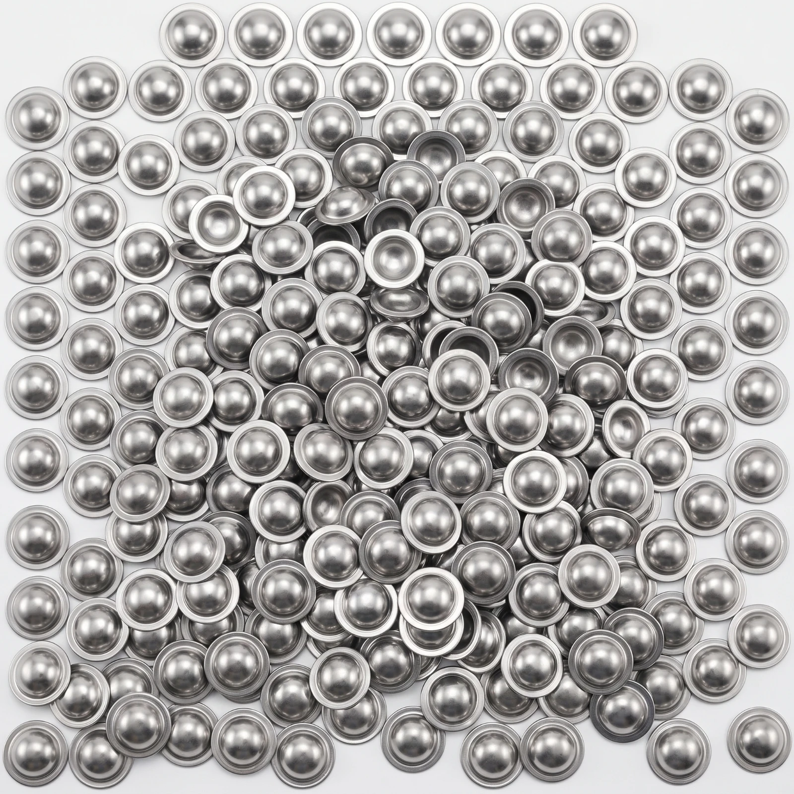 300 Pieces Stainless Steel Roofing Screw Caps Corrosion-Resistant Metal Roof Screw Caps Roofing Cap with Gloves Silver