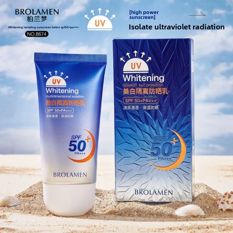 Body Sunscreen with SPF50PA+ for Summer, Moisturizing and Oil-free Sun Protection Cream by Paula's Dream, Whitening Isolation