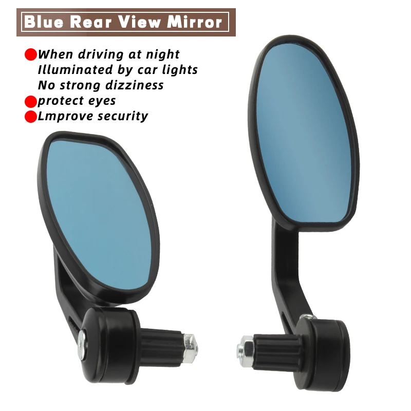 

7/8'' 22mm Bar End Side Rear View Mirror Motorcycle Aluminum For BMW Aprilia Victory Ducati Yamaha Honda Bike ATV