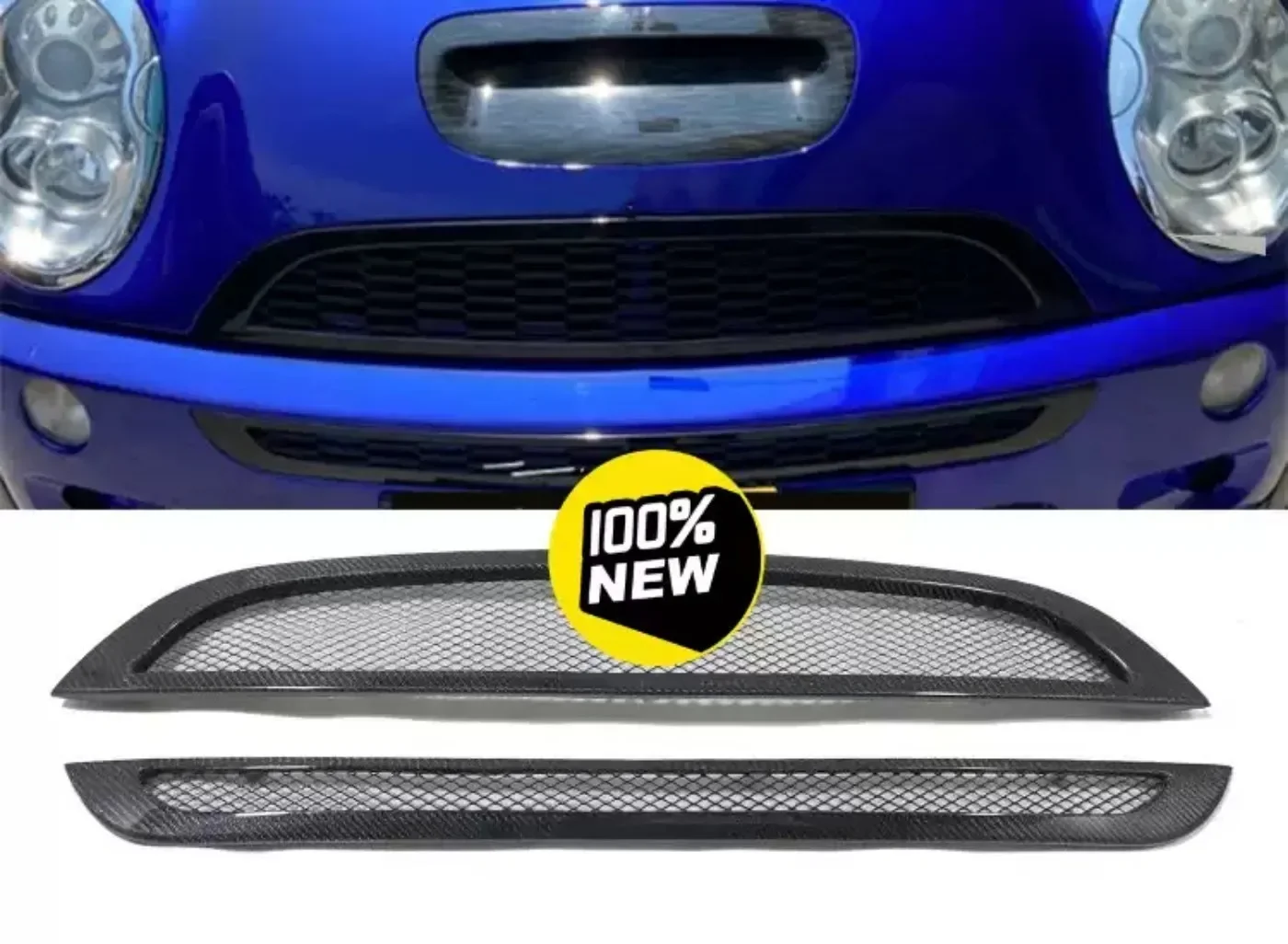 

Car Racing Grills Front Bumper Grill Mask Radiator Grille for BMW Mini R50 R52 R53