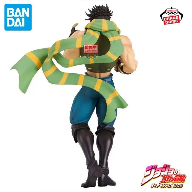 반다이 오리지널 반프레스토 죠죠의 기묘한 모험 조나단 조스타 피규어 애니메이션 액션 피규어 모델 인형 어린이 장난감 선물