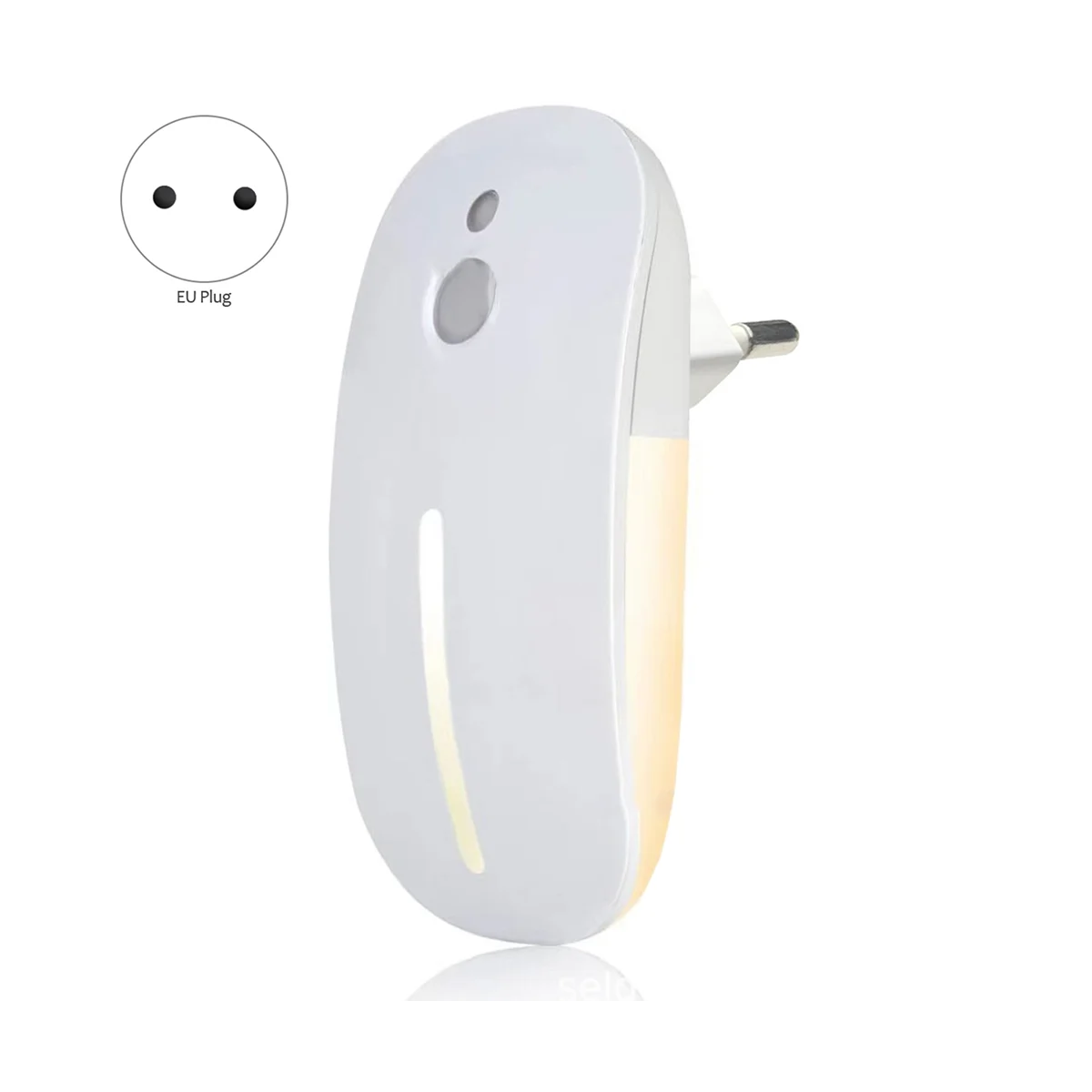 LED Night Light Motion Sensor Wireless Plug in EU 220V Night Lamp for Hallway Pathway EU Plug