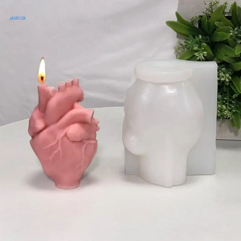 

Three-dimensional Heart Epoxy Mold DIY Ornament Jewelry Candles Making Tool