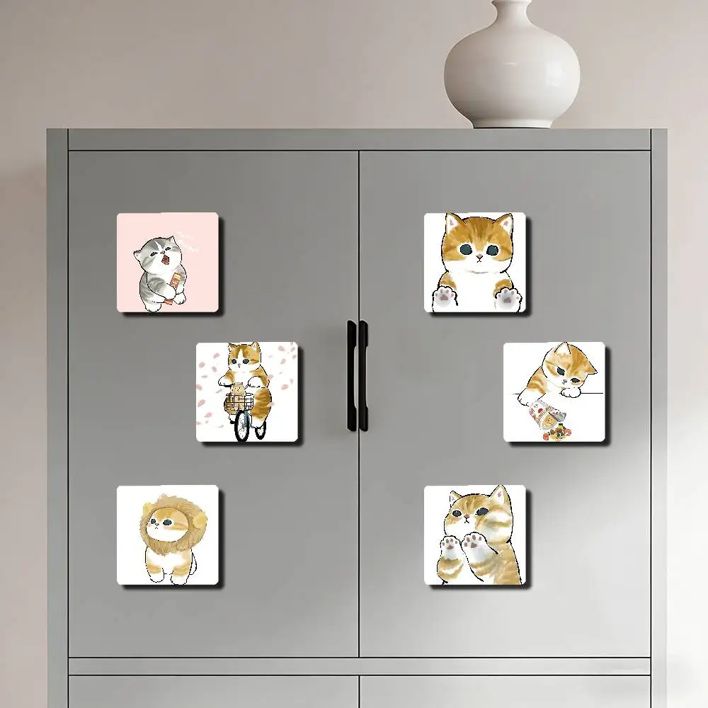 Cat M-Mofusand Cute Refrigerator Magnets Cute Cartoon Magnetic Personality Decorations Creative Gifts