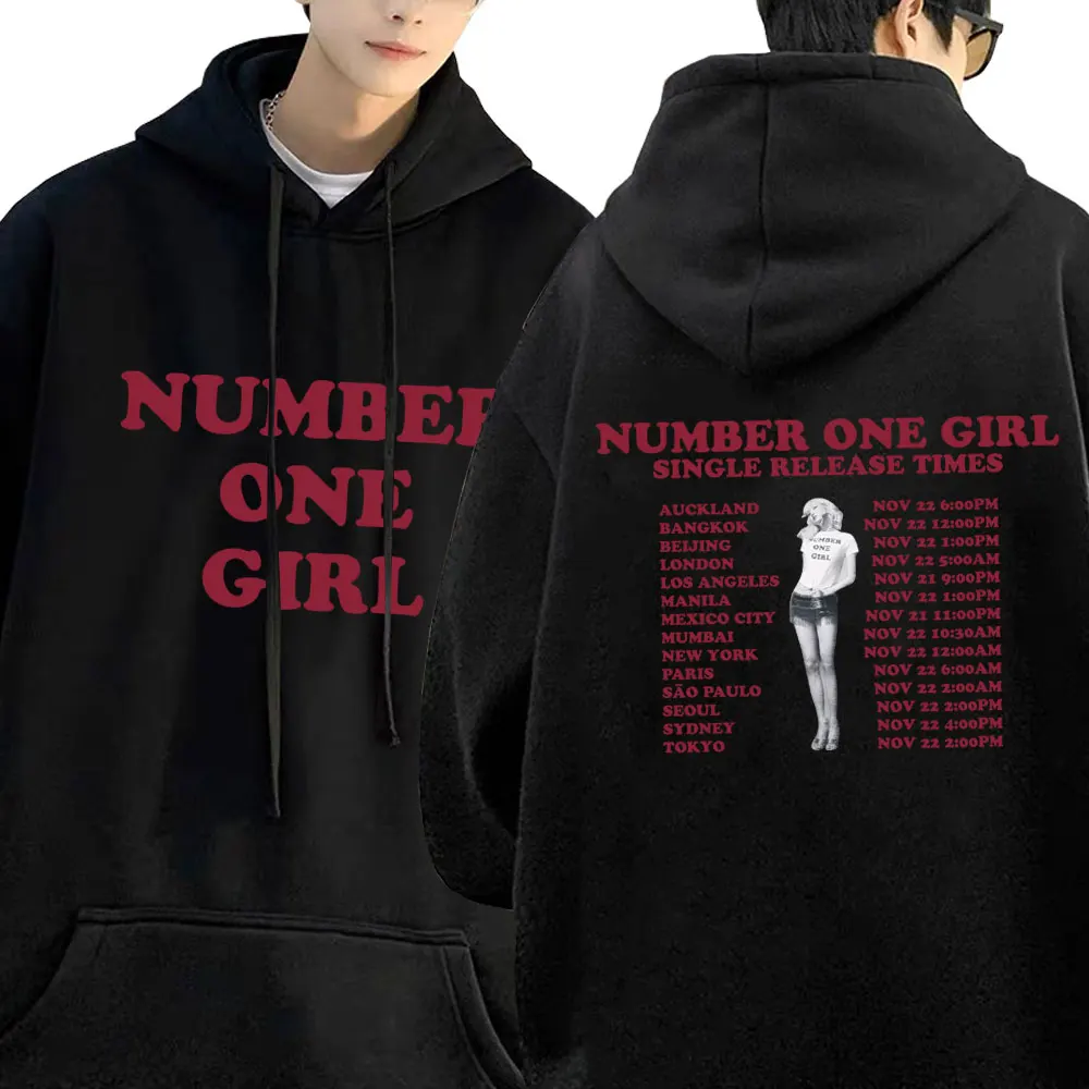 

Rosé Number One Girl Hoodie Men Women Korean Fashion Trend Sweatshirts Unisex Casual Fleece Cotton Pullover Hoodies Fans Gift
