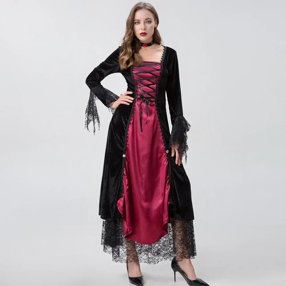 

Halloween Cosplay Vampire Queen Fancy Masquerade Costume