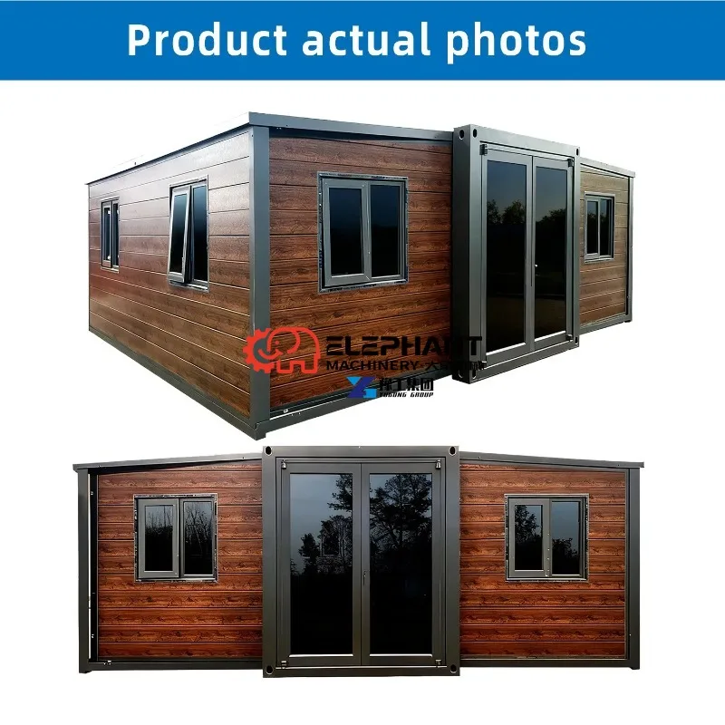 Prefabricated Light Steel Integrated Fold/Folding Movable Tiny Capsule Living Transportable Camping/Camp 20/40FT Low
