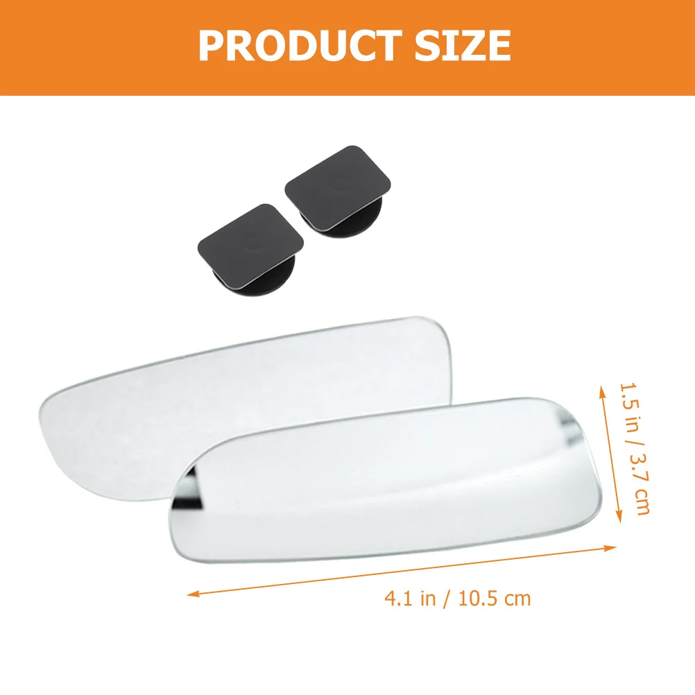 1 زوج عصا على النقطة العمياء لسيارة الجانب مرآة Blindspot اكسسوارات السيارات الخارجية فرملس محدب مرآة الرؤية الخلفية ل