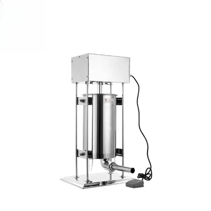 

Электрическая коммерческая машина для наполнения колбас из нержавеющей стали, 10-литровая машина для наполнения колбас