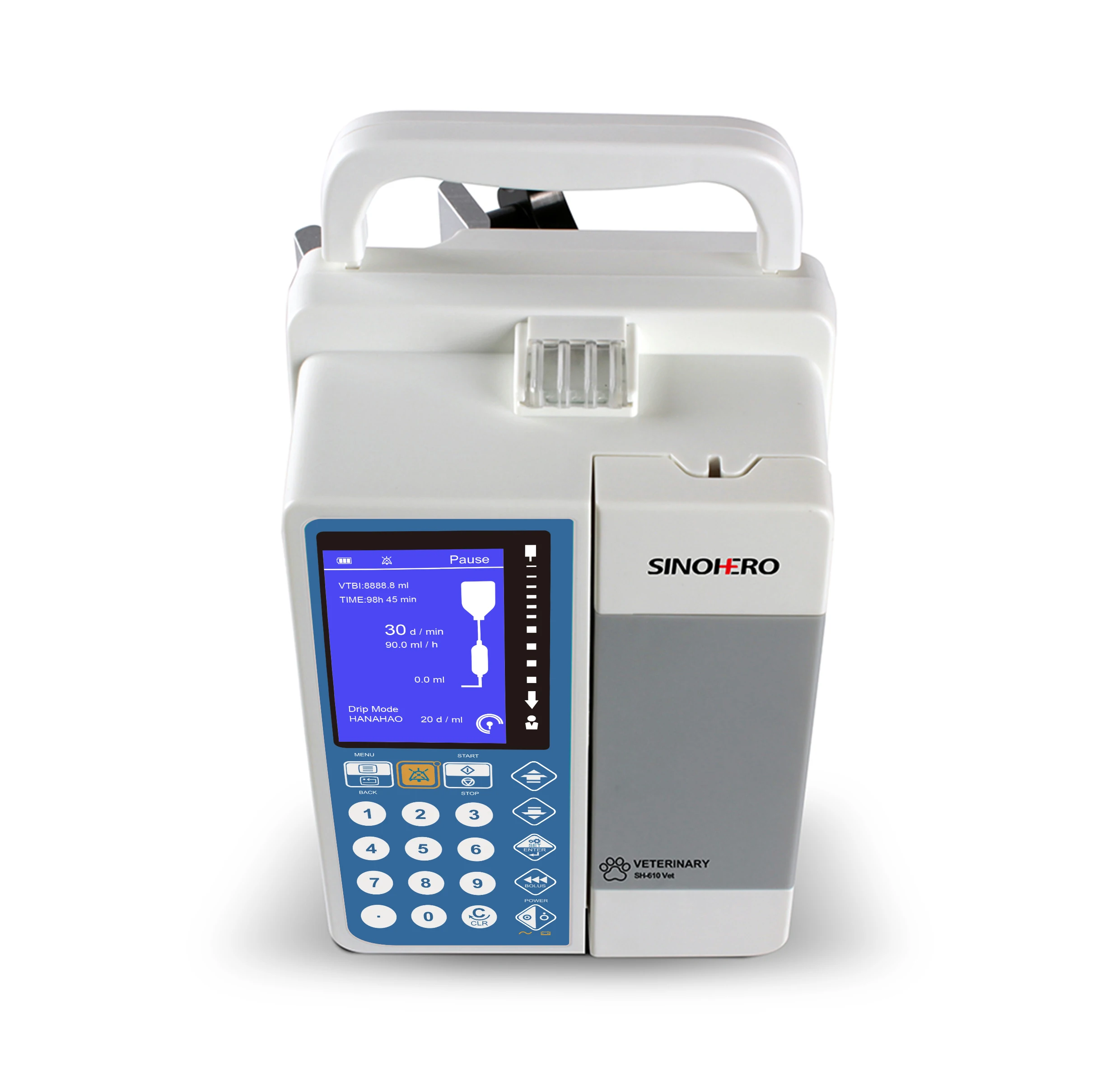 SH-610 Veterinary/Human Infusion Pump Standard IV Fluid Control With Alarm Hospital Clinic Using Accurate