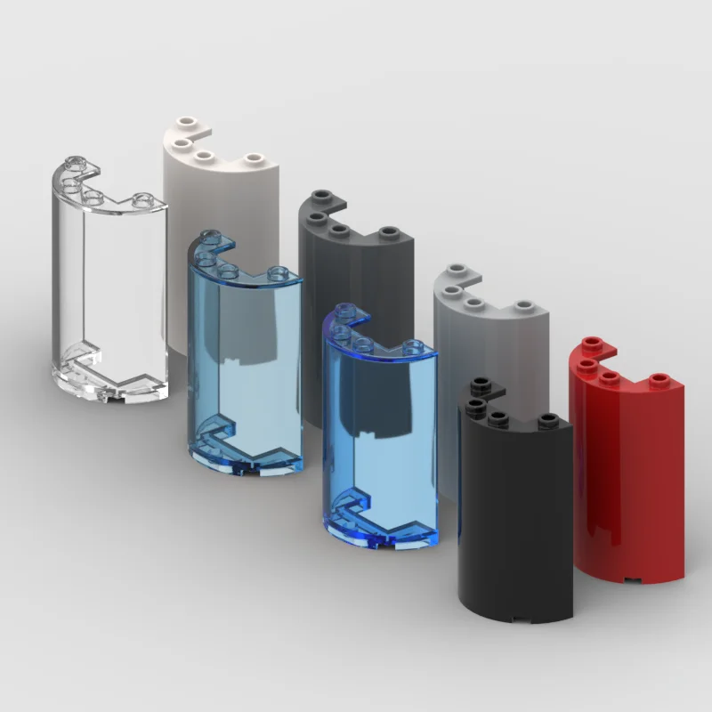 * Wall Element, Round 5X4X2 * G1164 8 pcs DIY enlighten block brick part No. 85941 Compatible With Other Assembles Particles
