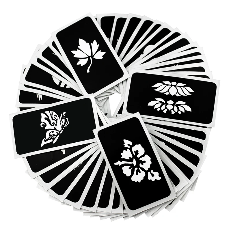 10pcs/20pcs Tattoo Sticker Popular Small Tattoo Stickers Henna Stencils Body Painting Stencil Paper Tattoo Temporary Waterproof