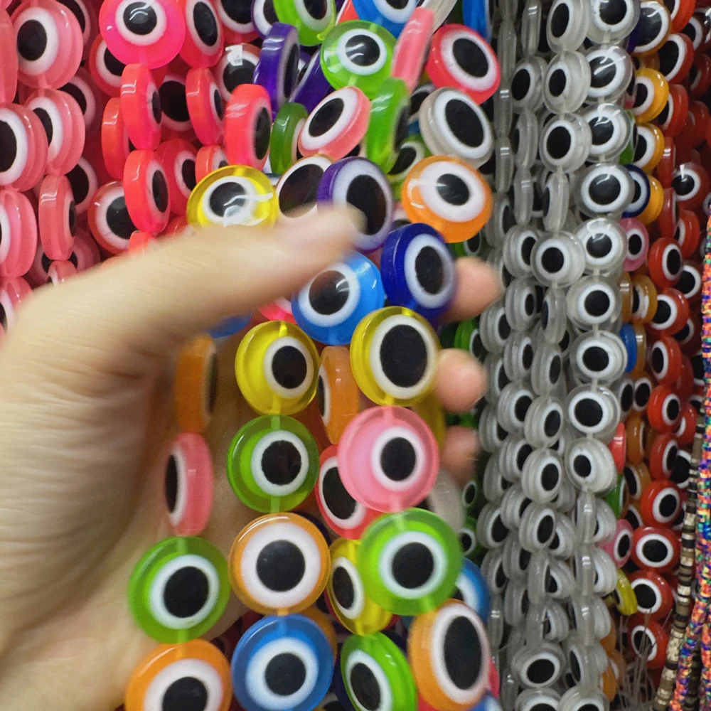 5 strand/lot 20mm Multicolor Plastic Eye Beads for Jewelry Making Bulk Craft Supplies for DIY Bracelets Necklaces Jewelry