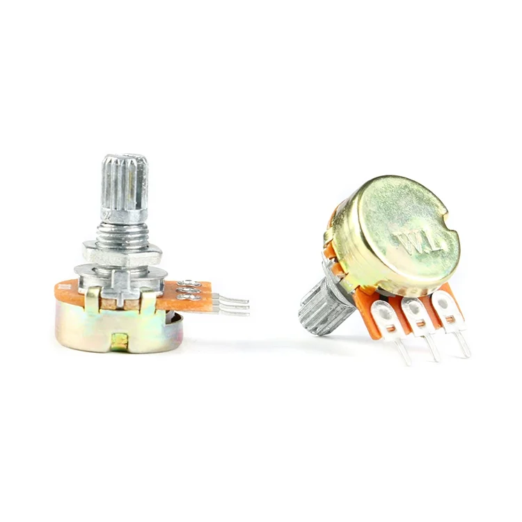 WH148 Potentiometer Shank ความยาว 15 มม.20 มม.3-PIN B1K B2K B5K B10K BB20K B50K B100K B250K B500K B1M