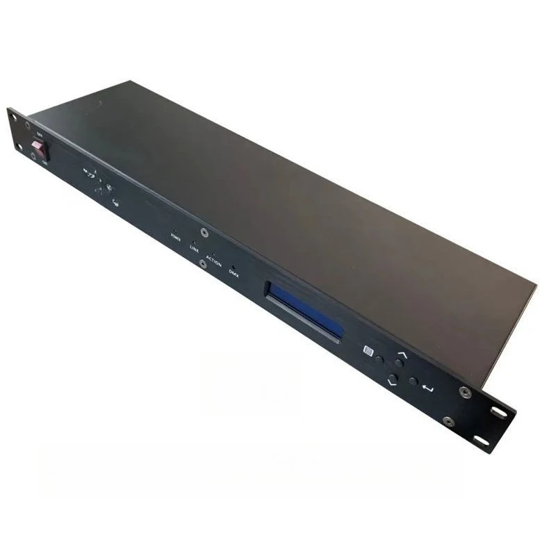 Light Console 8-way Artnet-DMX512 Network Converter RJ45 to DMX512 Signal expander